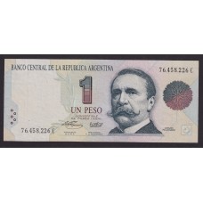 ARGENTINA COL. 735c BILLETE DE 1 PESO CONVERTIBLE BUENO